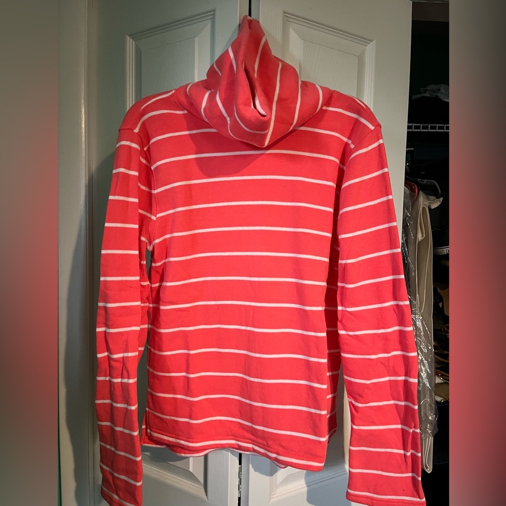 J.Crew Factory Striped Cowlneck Sweater